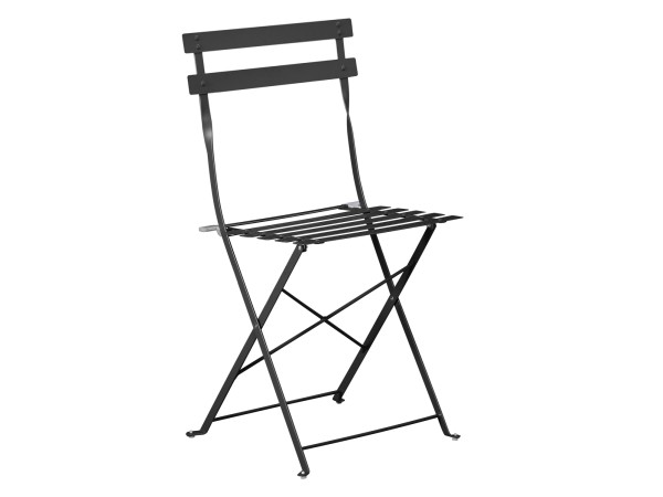 ΚΑΡΕΚΛΑ ΖΑΠΠΕΙΟΥ ΠΤΥΣΣΟΜΕΝΗ SOPHIE HM6337.02 ΜΕΤΑΛΛΙΚΗ ΜΑΥΡΗ 41x43x80Υεκ.