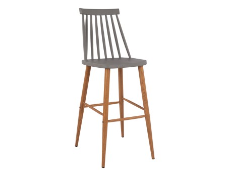 ΣΚΑΜΠΟ ΜΠΑΡ HM8459.10 VANESSA ΣΕ ΓΚΡΙ ΧΡΩΜΑ 43x49x107 εκ.