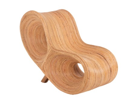 ΠΟΛΥΘΡΟΝΑ CURVY LOUNGE HM9645.01 ΑΠΟ RATTAN ΣΕ ΦΥΣΙΚΗ ΑΠΟΧΡΩΣΗ 63x128x97Y εκ.