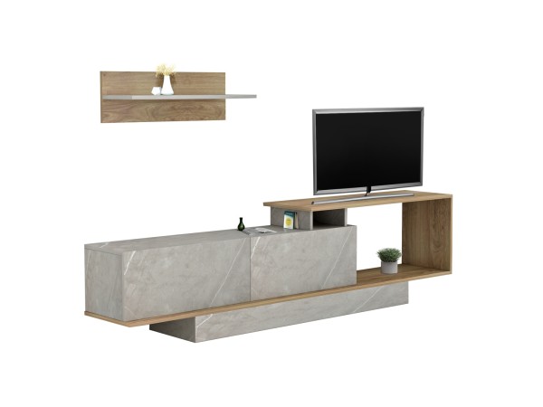 ΣΥΝΘΕΤΟ ΤΗΛΕΟΡΑΣΗΣ GARCELLE HM8904.14 ΜΕΛΑΜΙΝΗ ΦΥΣΙΚΟ-STONE TEXTURE 180x29,6x45Υεκ ΣΥΝΘΕΤΟ ΤΗΛΕΟΡΑΣΗΣ GARCELLE HM8904.14 ΜΕΛΑΜΙΝΗ ΦΥΣΙΚΟ-STONE TEXTURE 180x29,6x45Υεκ