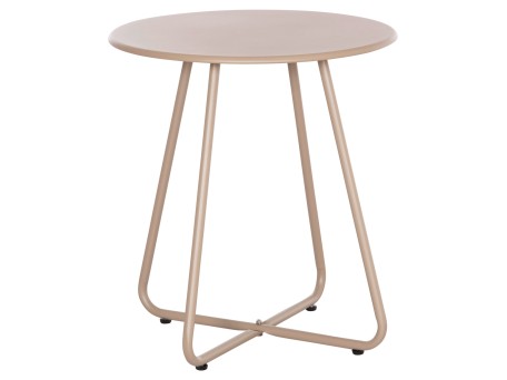 ΒΟΗΘΗΤΙΚΟ ΤΡΑΠΕΖΑΚΙ ΜΕΤΑΛΛΙΚΟ ΣΤΡΟΓΓΥΛΟ SAMMON HM6271.03 ΚΑΠΟΥΤΣΙΝΟ Φ45x50Υεκ