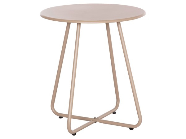 ΒΟΗΘΗΤΙΚΟ ΤΡΑΠΕΖΑΚΙ ΜΕΤΑΛΛΙΚΟ ΣΤΡΟΓΓΥΛΟ SAMMON HM6271.03 ΚΑΠΟΥΤΣΙΝΟ Φ45x50Υεκ