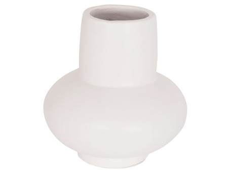 ΕΠΙΤΡΑΠΕΖΙΟ ΔΙΑΚΟΣΜΗΤΙΚΟ ΒΑΖΟ LEMA HM4664.02S ΤΕΡΑΚΟΤΑ ΣΕ ΛΕΥΚΟ--Φ22x22Υεκ.