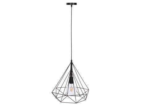 ΦΩΤΙΣΤΙΚΟ ΟΡΟΦΗΣ ΚΡΕΜΑΣΤΟ HM4064 ΜΑΥΡΟ ΜΕΤΑΛΛΙΚΟ ΚΑΠΕΛΟ 32x37x128Yεκ.