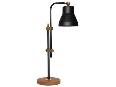 ΦΩΤΙΣΤΙΚΟ ΕΠΙΤΡΑΠΕΖΙΟ ΜΕΤΑΛΛΙΚΟ ΜΑΥΡΟ HM7587.01