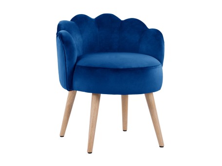 ΣΚΑΜΠΟ ΜΕ ΠΛΑΤΗ ELISE HM8628.08 ΑΠΟ ΜΠΛΕ ΒΕΛΟΥΔΟ 55x52x60Υ εκ.