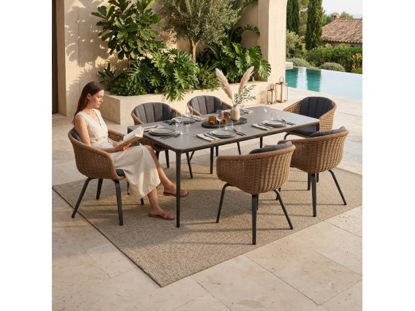 ΣΕΤ ΤΡΑΠΕΖΑΡΙΑΣ 7ΤΜΧ VICTUS HM10862.01 ΓΚΡΙ ΑΛΟΥΜ.-SINTERED STONE-OLEFIN--WICKER ΣΕΤ ΤΡΑΠΕΖΑΡΙΑΣ 7ΤΜΧ VICTUS HM10862.01 ΓΚΡΙ ΑΛΟΥΜ.-SINTERED STONE-OLEFIN--WICKER