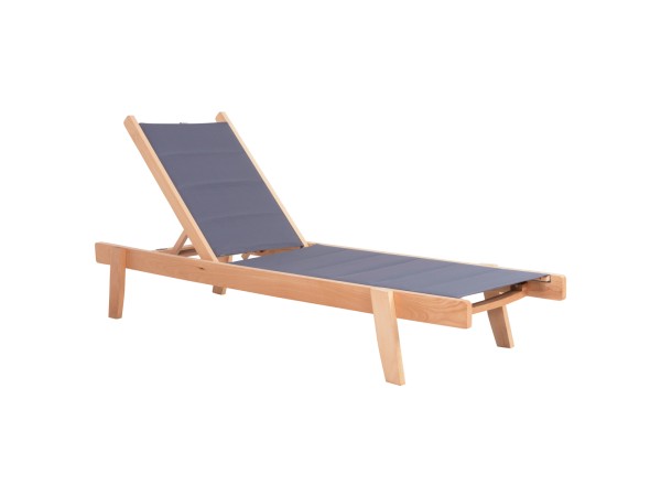 ΞΑΠΛΩΣΤΡΑ MILOS HM10650.02 ΞΥΛΟ ΟΞΙΑΣ ΣΕ ΦΥΣΙΚΟ-ΓΚΡΙ TEXTILENE 204x65x31,5-92,5Υεκ.