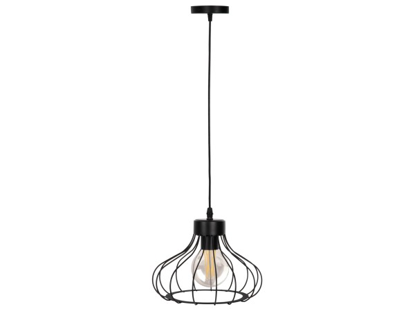 ΦΩΤΙΣΤΙΚΟ ΟΡΟΦΗΣ ΚΡΕΜΑΣΤΟ HM4114 ΜΑΥΡΟ ΜΕΤΑΛΛΙΚΟ ΣΦΑΙΡΙΚΟ ΚΑΠΕΛΟ Φ23x122Yεκ.