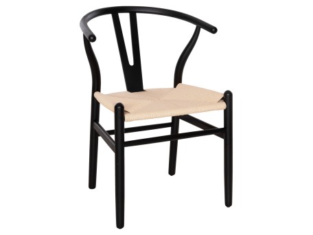 ΚΑΡΕΚΛΑ ΤΡΑΠΕΖΑΡΙΑΣ BRAVE HM8695.13 ΞΥΛΟ ΟΞΙΑΣ ΜΑΥΡΟ-ΣΧΟΙΝΙ ΜΠΕΖ 54.5x53x75Υεκ.