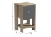 ΚΟΜΟΔΙΝΟ ARGUS HM18378.13 ΜΕΛΑΜΙΝΗ SONAMA/ΓΚΡΙ 30x30x55Υεκ.