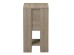 ΚΟΜΟΔΙΝΟ ARGUS HM18378.13 ΜΕΛΑΜΙΝΗ SONAMA/ΓΚΡΙ 30x30x55Υεκ.