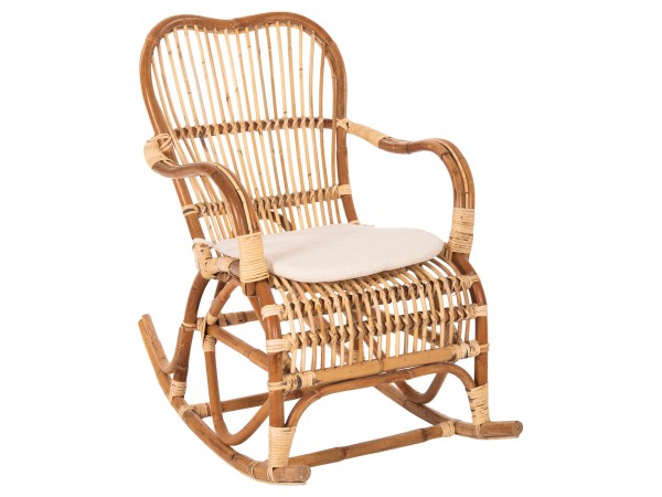 ΚΟΥΝΙΣΤΗ ΠΟΛΥΘΡΟΝΑ ΜΕ ΜΑΞΙΛΑΡΙ SANTA FE RATTAN HM9343 60x103x90Υ εκ.