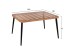 ΣΕΤ 5ΤΜΧ ALLEGRA WICKER ΜΕ ΤΡΑΠΕΖΙ 140X80Χ78Υ ΜΠΕΖ & ΜΑΥΡΟ ΧΡΩΜΑ HM10491