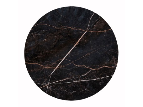 ΕΠΙΦΑΝΕΙΑ ΤΡΑΠΕΖΙΟΥ HPL ΣΤΡΟΓΓΥΛΗ HM6351.34 BLACK MARBLE Φ120εκ.