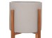ΓΛΑΣΤΡΑ ΕΣΩΤ.ΧΩΡΟΥ RENTIL HM4684.03S FIBER CEMENT ΧΡΩΜΑ ΓΚΡΙ--ΒΑΣΗ TEAK Φ25x55Υ