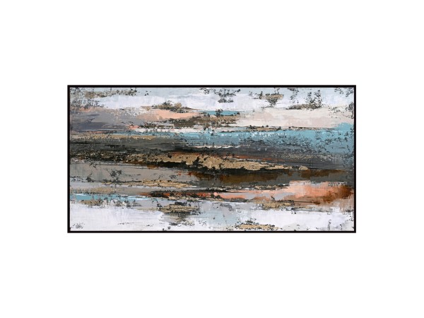 ΠΙΝΑΚΑΣ ΤΟΙΧΟΥ SEDIMENT HM4575.02 ΜΕ ΚΟΡΝΙΖΑ ΜΑΥΡΗ-ΚΑΜΒΑΣ 142x4.5x72Υεκ