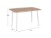 ΣΕΤ ΤΡΑΠΕΖΑΡΙΑΣ 5ΤΜΧ PALOMA HM10382 MDF TOP ΣΕ SONAMA--ΜΠΕΖ ΚΑΡΕΚΛΕΣ