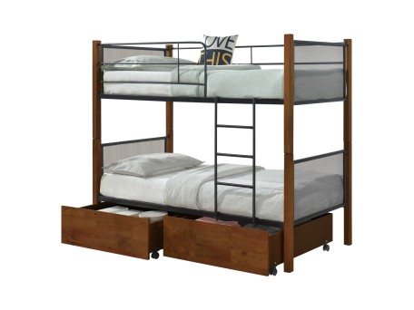 ΚΡΕΒΑΤΙ ΚΟΥΚΕΤΑ ΜΕ ΕΠΙΔΑΠΕΔΙΑ ΣΥΡΤΑΡΙΑ RAYVEN HM21119 ΞΥΛΟ-ΜΕΤΑΛΛΟ--ΓΙΑ 90x190εκ