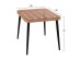 ΣΕΤ 3ΤΜΧ ALLEGRA WICKER ΜΕ ΤΡΑΠΕΖΙ 80X80Χ78Υ ΜΠΕΖ & ΜΑΥΡΟ ΧΡΩΜΑ HM10483