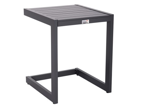 ΤΡΑΠΕΖΑΚΙ ΞΑΠΛΩΣΤΡΑΣ BELLING HM6274.03 ΑΛΟΥΜΙΝΙΟ ΣΕ ΣΚΟΥΡΟ ΓΚΡΙ 42x43x53Υεκ.