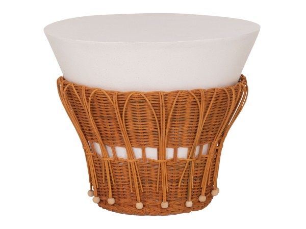 ΤΡΑΠΕΖΙ ΒΟΗΘΗΤΙΚΟ PERRAL HM18164.02S FIBER CEMENT ΛΕΥΚΟ-ΦΥΣΙΚΟ RATTAN--Φ42x36Υεκ ΤΡΑΠΕΖΙ ΒΟΗΘΗΤΙΚΟ PERRAL HM18164.02S FIBER CEMENT ΛΕΥΚΟ-ΦΥΣΙΚΟ RATTAN--Φ42x36Υεκ