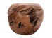 ΒΟΗΘΗΤΙΚΟ ΤΡΑΠΕΖΙ LOGGY HM18295 ΞΥΛΟ TEAK--ΦΥΣΙΚΟ 50x50x50Υεκ.