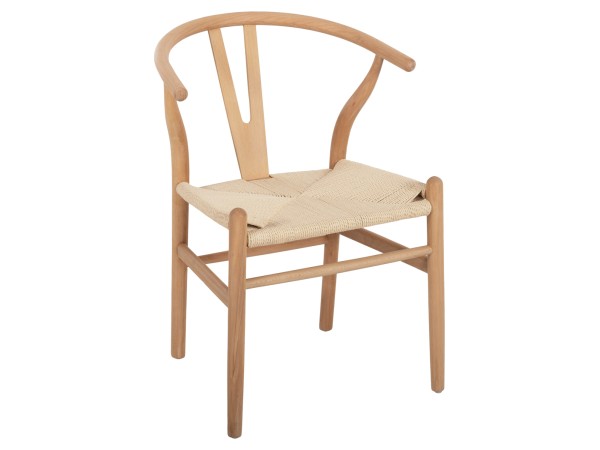 ΚΑΡΕΚΛΑ ΤΡΑΠΕΖΑΡΙΑΣ BRAVE HM8695.11 ΞΥΛΟ ΟΞΙΑΣ ΚΑΙ ΣΧΟΙΝΙ ΣΕ ΦΥΣΙΚΟ 54.5x53x75Υεκ.