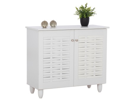 ΠΑΠΟΥΤΣΟΘΗΚΗ-ΝΤΟΥΛΑΠΙ ΜΕΛΑΜΙΝΗΣ CASSIOPE ΛΕΥΚΗ ΜΕ ΠΟΔΙΑ 77Χ34Χ67.5Υεκ.HM2208.05