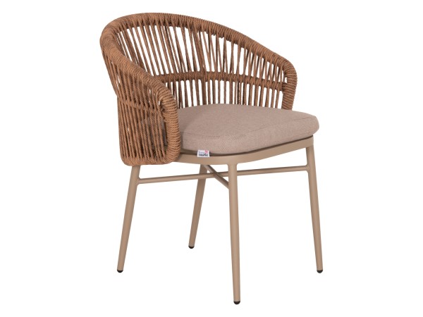 ΠΟΛΥΘΡΟΝΑ ΑΛΟΥΜΙΝΙΟΥ ORIN HM6265.03 ΚΑΠΟΥΤΣΙΝΟ- P.E.RATTAN ΣΕ ΦΥΣΙΚΟ 58x61x75Υεκ.