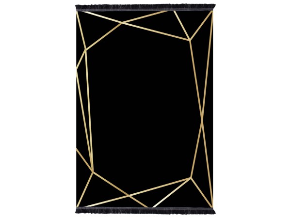 ΧΑΛΙ ΣΑΛΟΝΙΟΥ ΜΕ ΚΡΟΣΙΑ JOSIANE ΜΑΥΡΟ-ΧΡΥΣΟ HM7677.30 120X170 εκ. ΧΑΛΙ ΣΑΛΟΝΙΟΥ ΜΕ ΚΡΟΣΙΑ JOSIANE ΜΑΥΡΟ-ΧΡΥΣΟ HM7677.30 120X170 εκ.