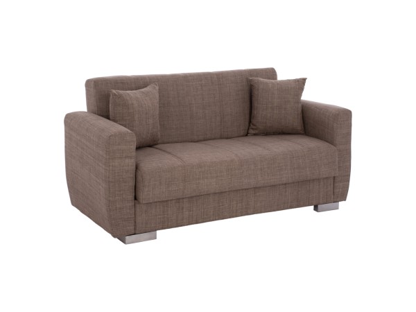 ΚΑΝΑΠΕΣ ΚΡΕΒΑΤΙ POLYA ΔΙΘΕΣΙΟΣ ΚΑΦΕ HM3241.02 150x84x88 εκ.