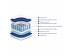 ΣΤΡΩΜΑ POCKET SPRING ΔΙΠΛΟ 150x200 ΔΙΠΛΗΣ ΟΨΗΣ HM309.05