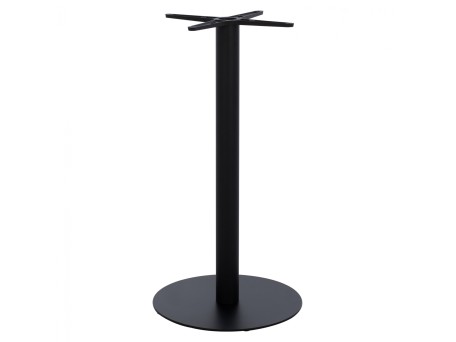 ΒΑΣΗ ΜΕΤΑΛΛΙΚΗ ΜΠΑΡ ΜΕΣΑΙΟΥ ΥΨΟΥΣ ΜΑΥΡΗ ΜΑΤ HM472 ΣΤΑΥΡΟΣ 46Χ46εκ. Φ49X94Υεκ.