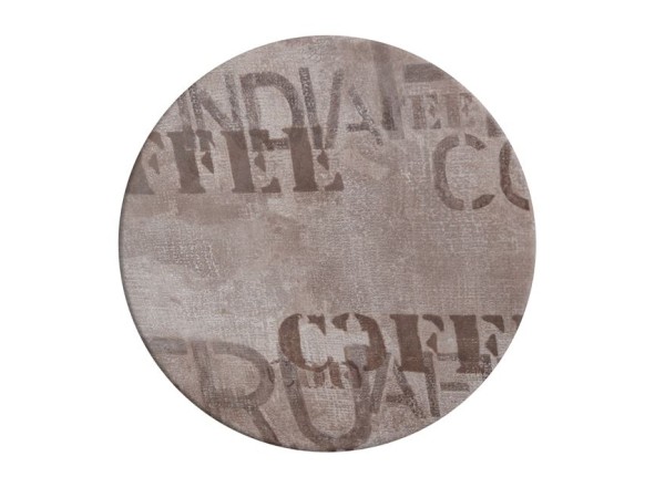 ΕΠΙΦΑΝΕΙΑ ΤΡΑΠΕΖΙΟΥ 710 WERZALIT Φ60Χ2.5εκ. ΣΕ COFFEE BROWN ΧΡΩΜΑ HM5227.06