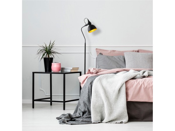 ΦΩΤΙΣΤΙΚΟ ΔΑΠΕΔΟΥ ΜΕΤΑΛΛΙΚΟ ΜΑΥΡΟ HM7342 35x30x183 εκ.