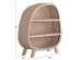 ΡΑΦΙΕΡΑ ΣΕΙΡΑ SANTORINI HM18060.02 MDF ΣΕ ΚΑΦΕ ΧΡΩΜΑ 120x38x133Υεκ.