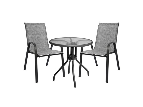 ΣΕΤ ΤΡΑΠΕΖΑΡΙΑΣ 3ΤΜΧ ΜΕ ΤΡΑΠΕΖΙ Φ70 & ΚΑΡΕΚΛΕΣ LEON ΓΚΡΙ HM5184.01 ΣΕΤ ΤΡΑΠΕΖΑΡΙΑΣ 3ΤΜΧ ΜΕ ΤΡΑΠΕΖΙ Φ70 & ΚΑΡΕΚΛΕΣ LEON ΓΚΡΙ HM5184.01