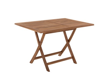 ΤΡΑΠΕΖΙ ΤΡΑΠΕΖΑΡΙΑΣ KENDALL ΠΤΥΣΣΟΜΕΝΟ HM9542 TEAK ΣΕ ΦΥΣΙΚΟ ΧΡΩΜΑ 120x80x75Yεκ.