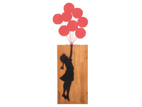 ΔΙΑΚΟΣΜΗΤΙΚΟ ΤΟΙΧΟΥ ΚΟΡΑΛΙ ΜΠΑΛΟΝΙΑ HM4649 ΜΕΤΑΛΛΟ-ΞΥΛΟ 30x3x99Υεκ.