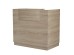 ΓΡΑΦΕΙΟ ΥΠΟΔΟΧΗΣ (RECEPTION) BARRY HM2152.01 ΜΕΛΑΜΙΝΗ ΣΕ SONAMA 120x70x110Υεκ.