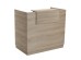 ΓΡΑΦΕΙΟ ΥΠΟΔΟΧΗΣ (RECEPTION) BARRY HM2152.01 ΜΕΛΑΜΙΝΗ ΣΕ SONAMA 120x70x110Υεκ.