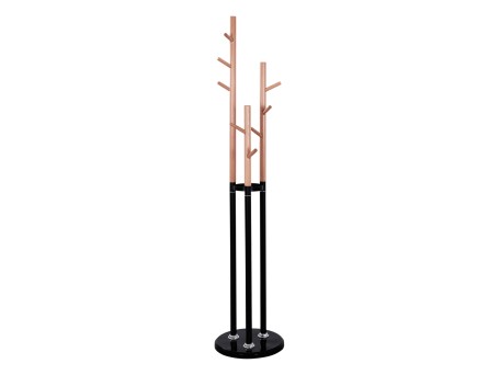 ΚΑΛΟΓΕΡΟΣ 3ΠΛΟΣ WYATT HM8610.02 ΞΥΛΟ ΟΞΙΑΣ-ΜΑΥΡΟ ΜΕΤΑΛΛΟ-ΒΑΣΗ ΜΑΡΜΑΡΟ Φ37X173Υεκ.