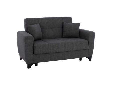 ΚΑΝΑΠΕΣ ΚΡΕΒΑΤΙ HEMA ΔΙΘΕΣΙΟΣ  ΨΗΛΗ ΠΛΑΤΗ ΓΚΡΙ HM3243.03 160x84x88 εκ.