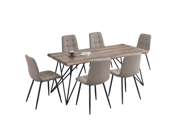 ΣΕΤ ΤΡΑΠΕΖΑΡΙΑΣ 7ΤΜΧ VIGOR HM21355 ΤΡΑΠΕΖΙ 180x90εκ ΜΕ 6 ΚΑΡΕΚΛΕΣ ΣΕΤ ΤΡΑΠΕΖΑΡΙΑΣ 7ΤΜΧ VIGOR HM21355 ΤΡΑΠΕΖΙ 180x90εκ ΜΕ 6 ΚΑΡΕΚΛΕΣ