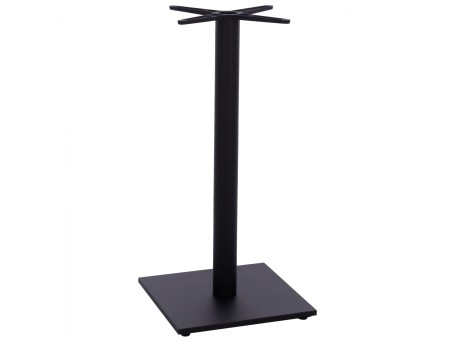 ΒΑΣΗ ΜΕΤΑΛΛΙΚΗ ΜΠΑΡ ΜΕΣΣΑΙΟΥ ΥΨΟΥΣ ΜΑΥΡΗ ΜΑΤ HM474 ΣΤΑΥΡΟΣ 46Χ46εκ 45Χ45Χ94Υεκ.