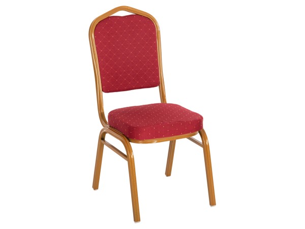 ΚΑΡΕΚΛΑ ΜΕΤΑΛΛΙΚΗ ΣΥΝΕΔΡΙΟΥ CATERING HILTON- ΜΠΟΡΝΤΟ ΥΦΑΣΜΑ HM0054.21 44x66x92,5Yεκ.