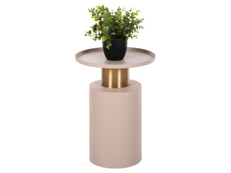 ΒΟΗΘΗΤΙΚΟ ΤΡΑΠΕΖΑΚΙ PUNJAB HM4240.03 ΜΕΤΑΛΛΟ ΣΕ ΕΚΡΟΥ-ΧΡΥΣΟΧΑΛΚΙΝΟ Φ30,5x42Υεκ.