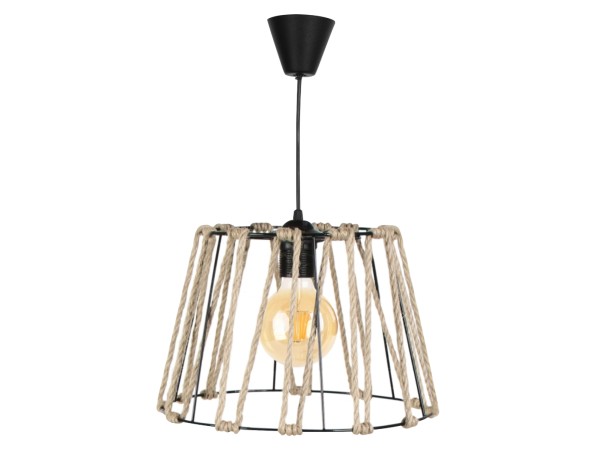 ΦΩΤΙΣΤΙΚΟ ΟΡΟΦΗΣ ΜΕΤΑΛΛΙΚΟ ΜΑΥΡΟ ΜΕ ΣΧΟΙΝΙ HM7617.01