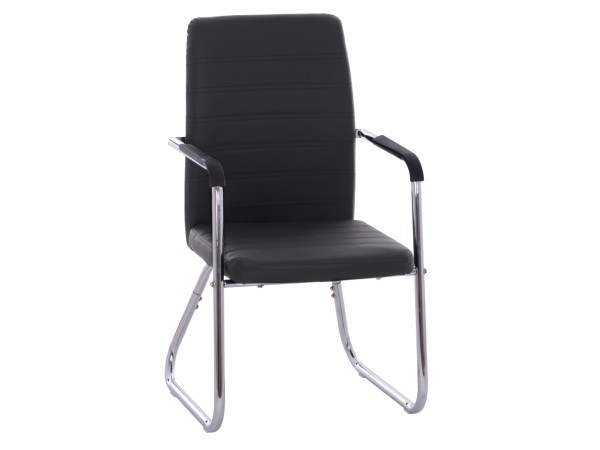 ΠΟΛΥΘΡΟΝΑ DALEY HM1021.01 ΜΕ ΜΠΡΑΤΣΑ ΜΑΥΡΟ PU 56x58x93 εκ.